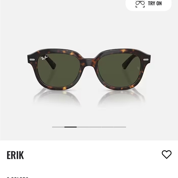 Ray-Ban ERIK Sunglasses with Brown Case main image 7